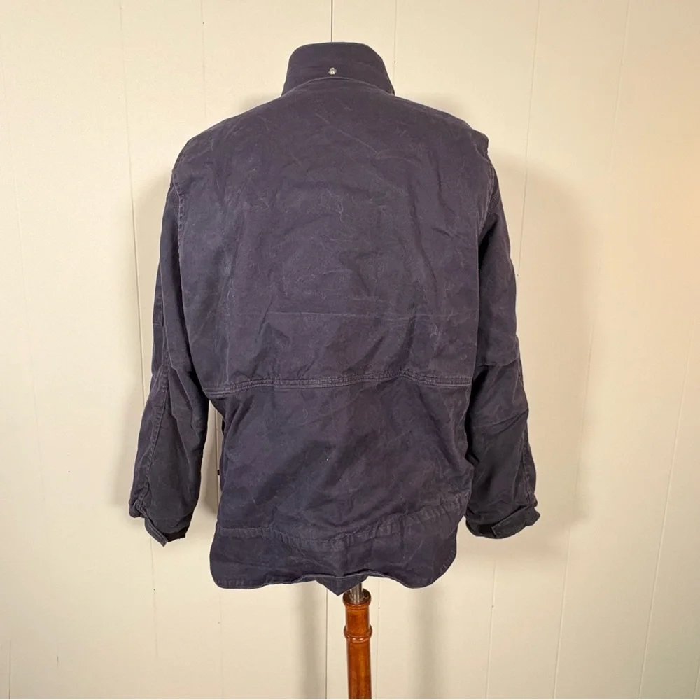 Carhartt Blue Flame Resistant Jacket Men’s L Full Swing‎ Utility Barn Chore Work